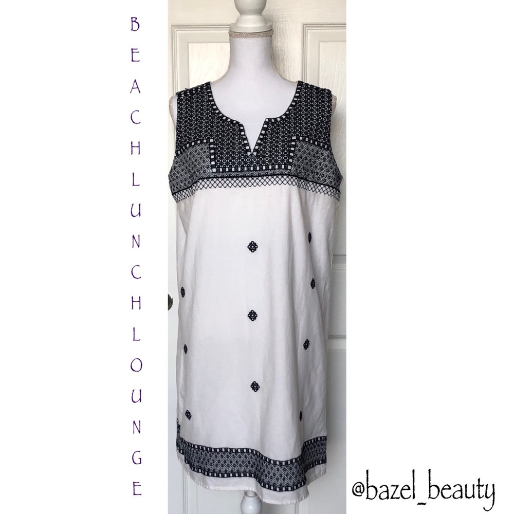 BeachLunchLounge Embroidered Lliya Dress 12 - Picture 1 of 8